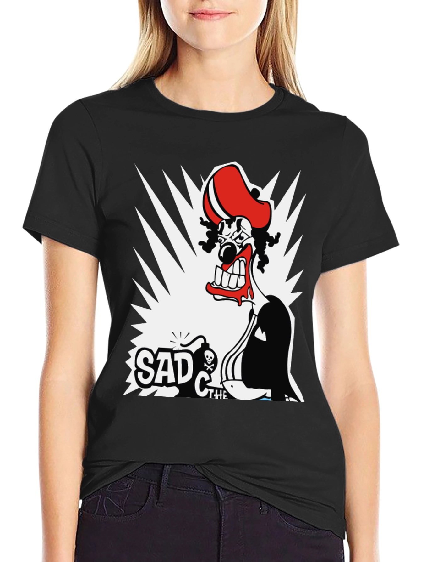 Sad the Clown T-Shirt - Graphic Print