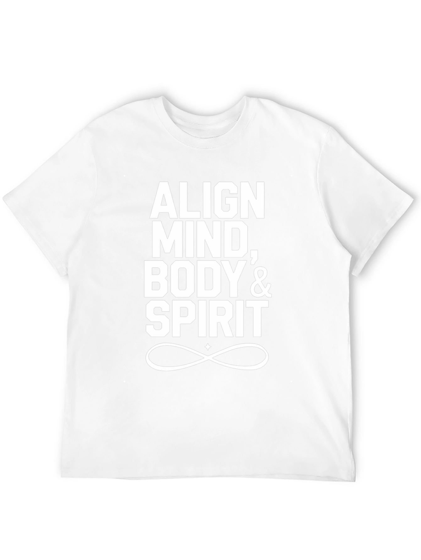 Align Mind Body Spirit Black T-Shirt