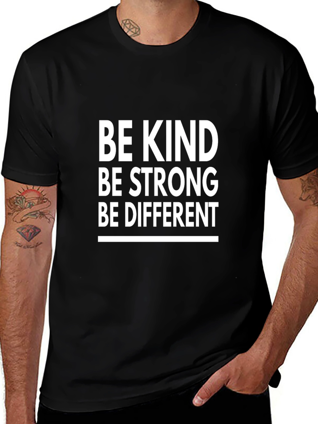 Be Kind Strong Different T-Shirt - Positive Message