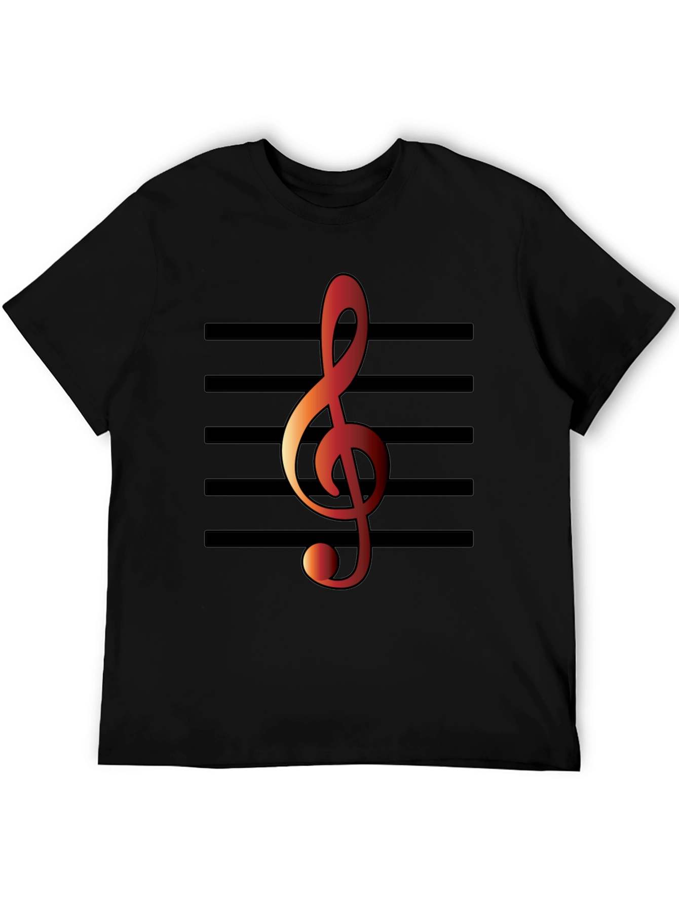 Treble Clef T-Shirt - Music Lover Tee