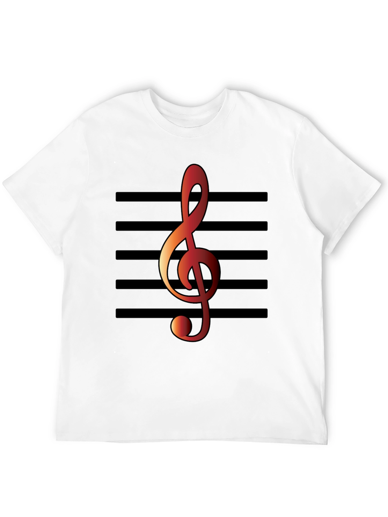 Treble Clef T-Shirt - Music Lover Tee