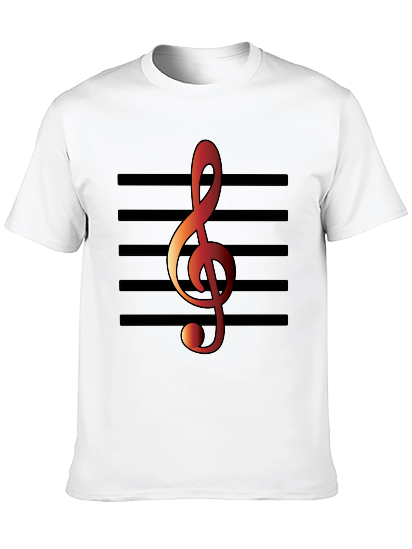 Treble Clef T-Shirt - Music Lover Tee
