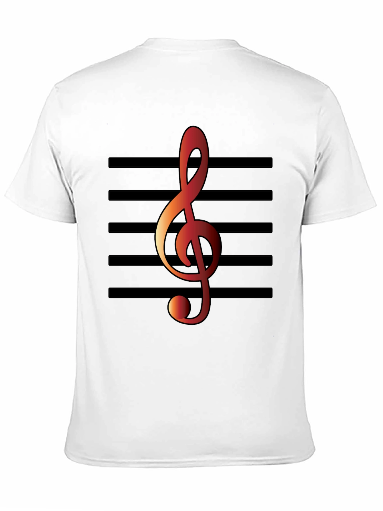 Treble Clef T-Shirt - Music Lover Tee