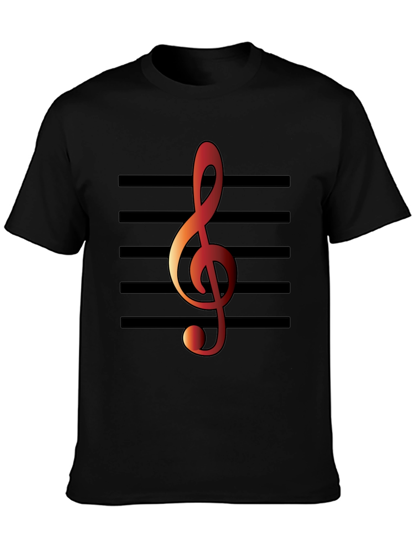Treble Clef T-Shirt - Music Lover Tee