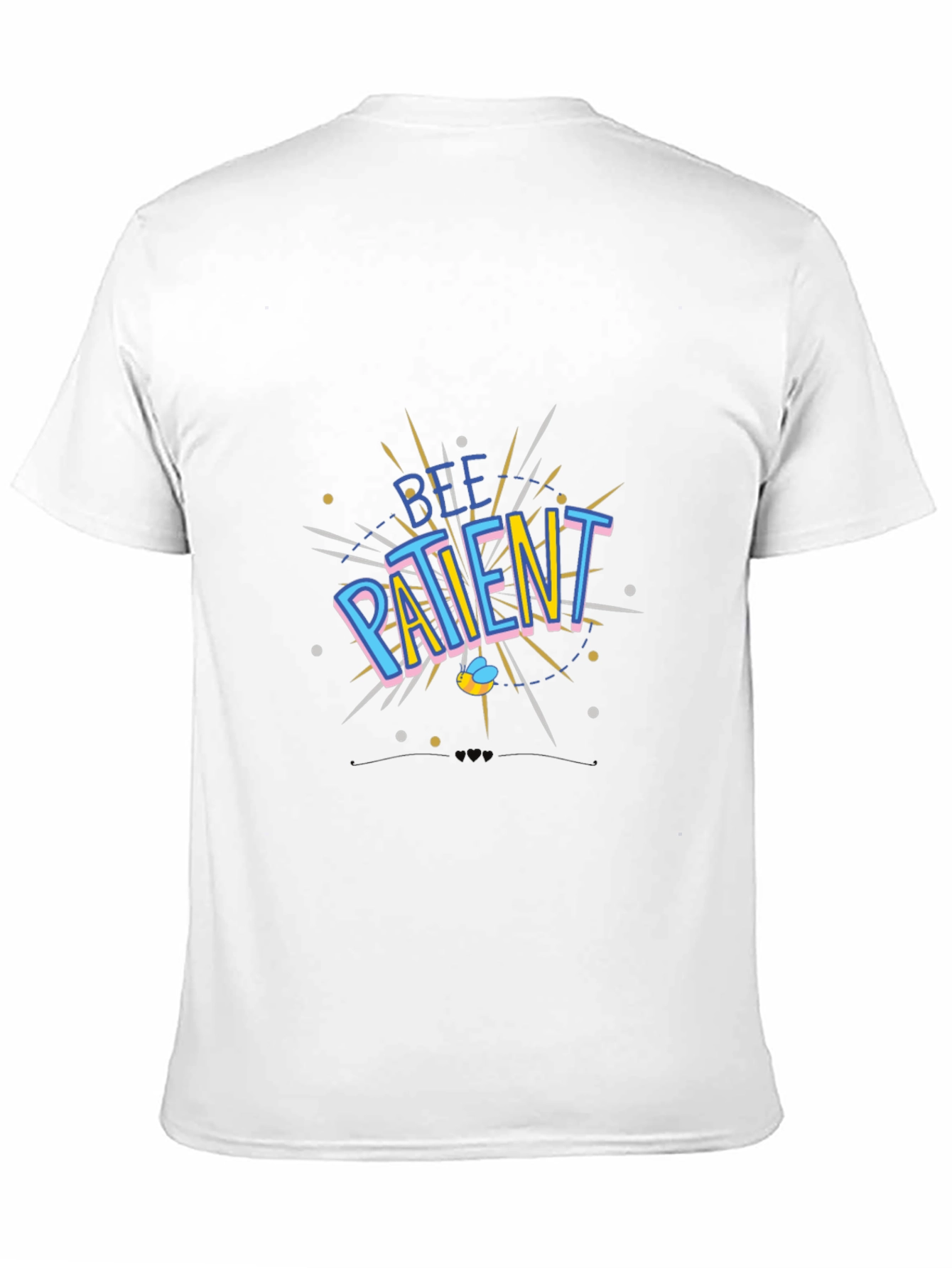 Be Patient Black T-Shirt Graphic Design