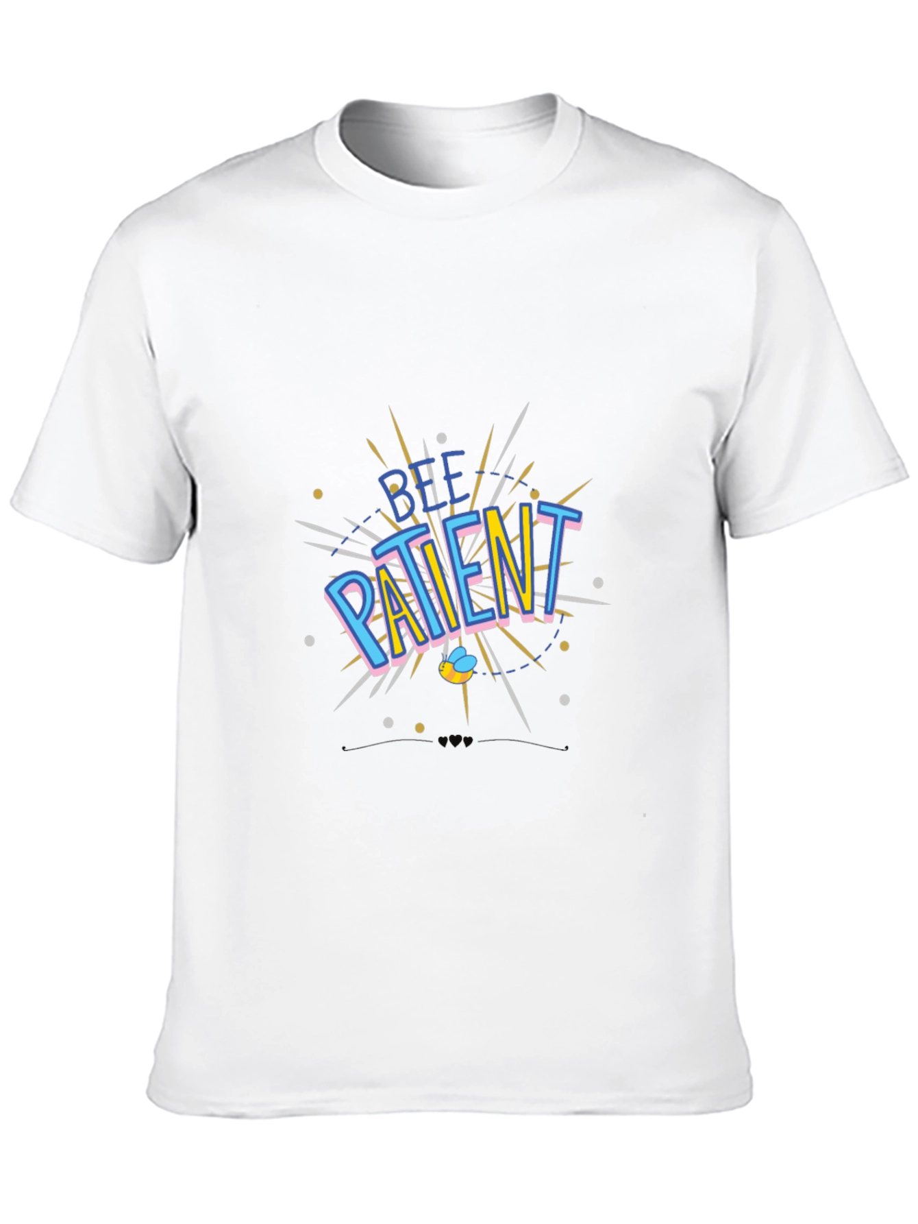 Be Patient Black T-Shirt Graphic Design