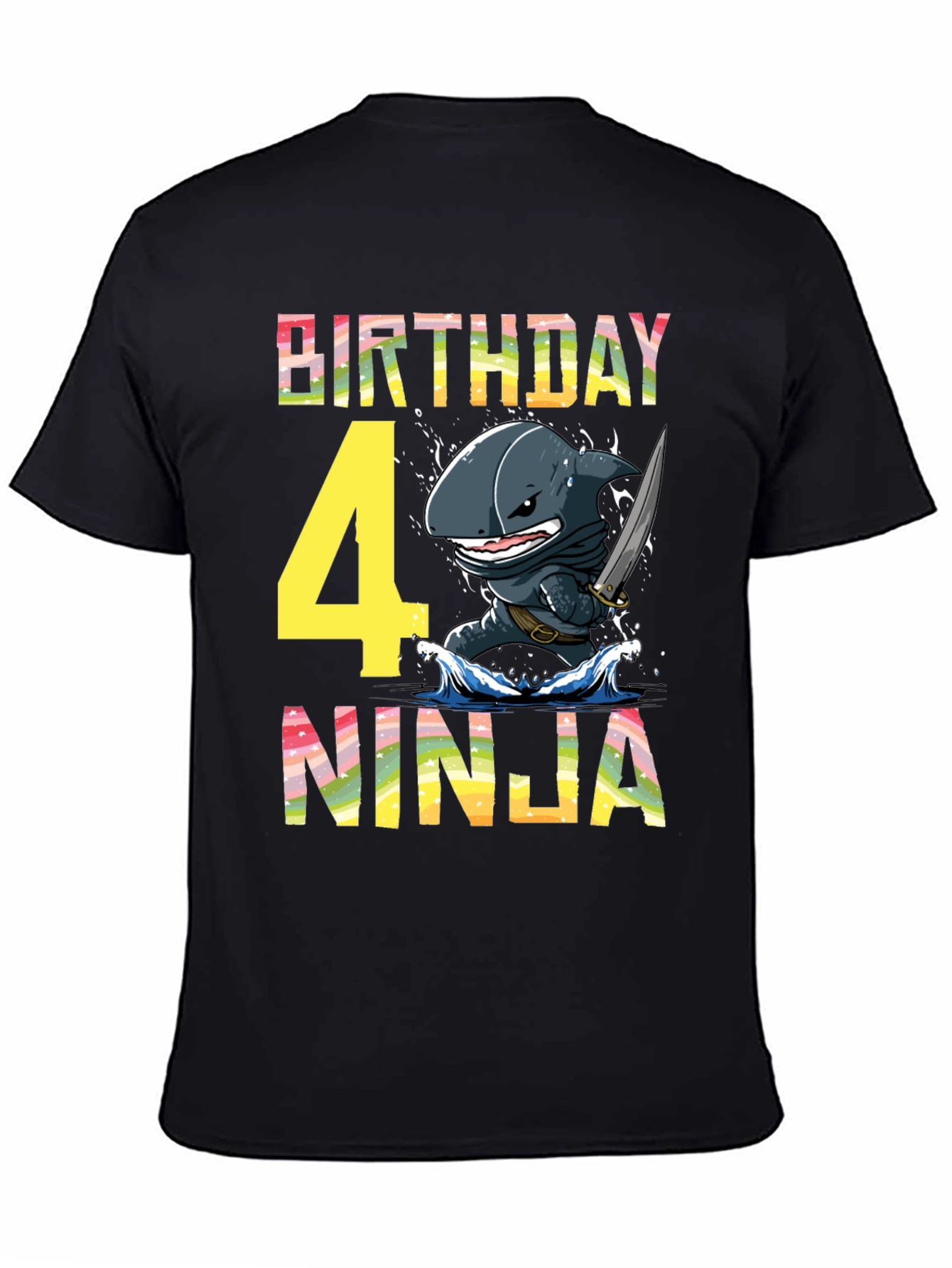Birthday Shark Ninja T-Shirt