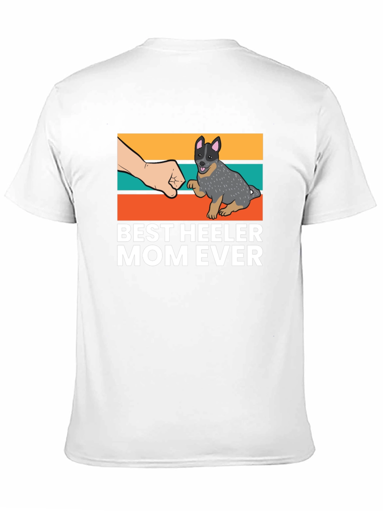 Best Heeler Mom Ever Black T-Shirt