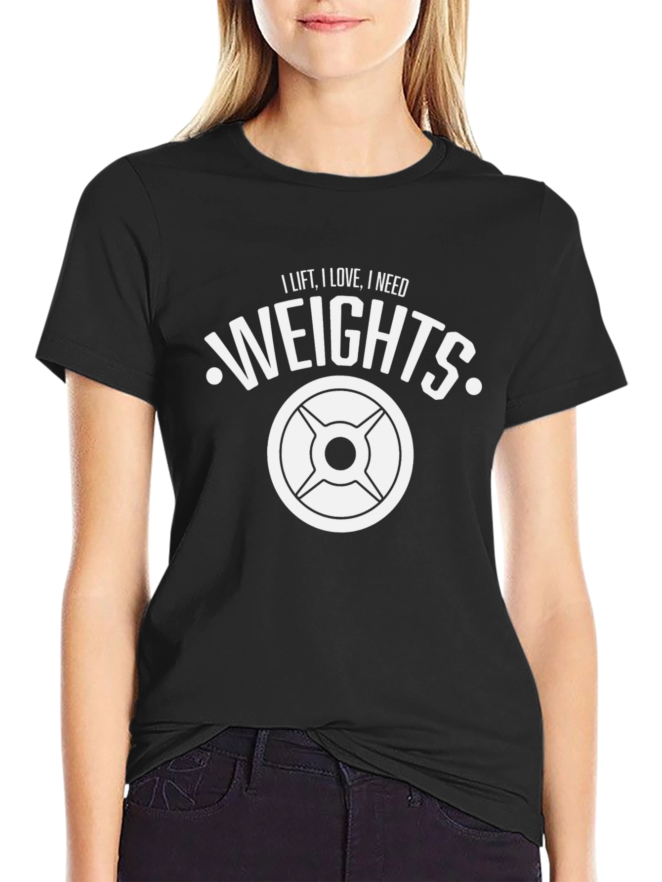 I Lift I Love I Need Weights Graphic T-Shirt