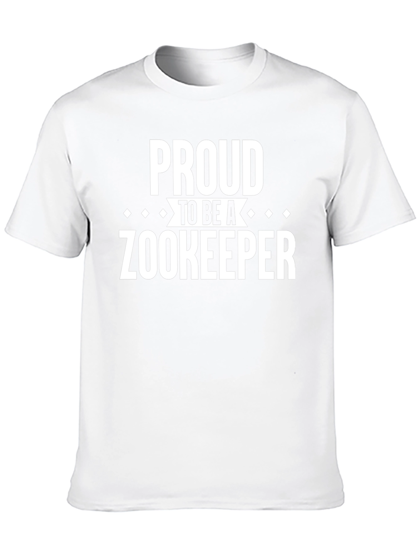 Proud Zookeeper Graphic T-Shirt - Black