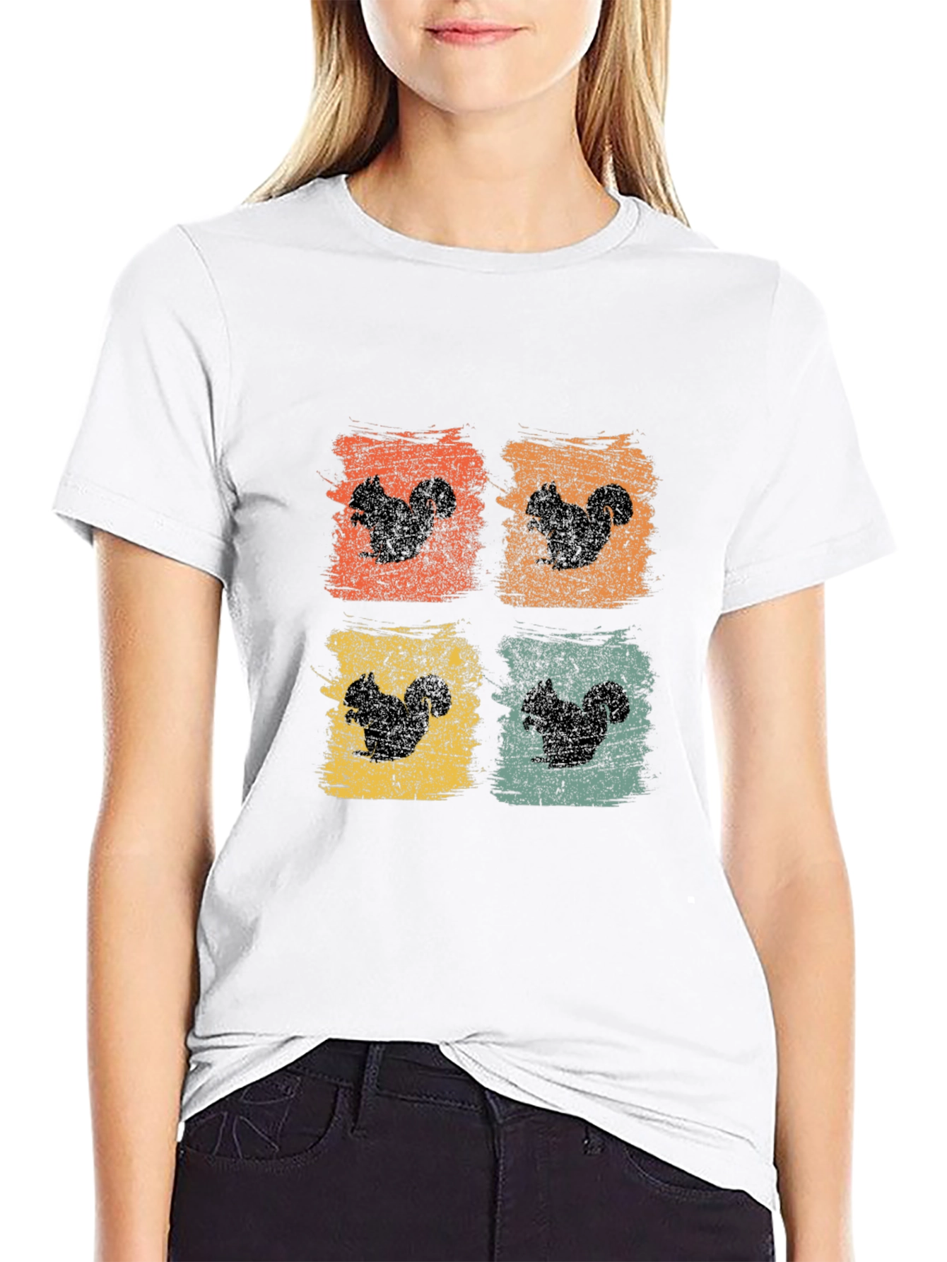 Squirrel Pop Art Graphic Tee