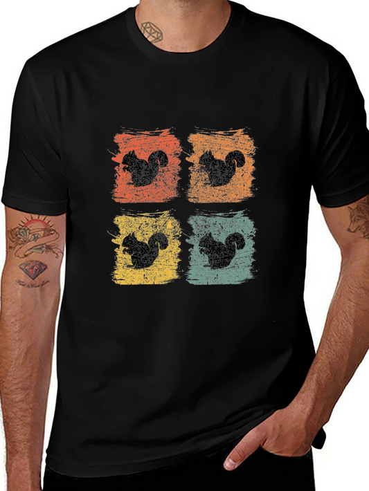 Squirrel Pop Art Graphic Tee