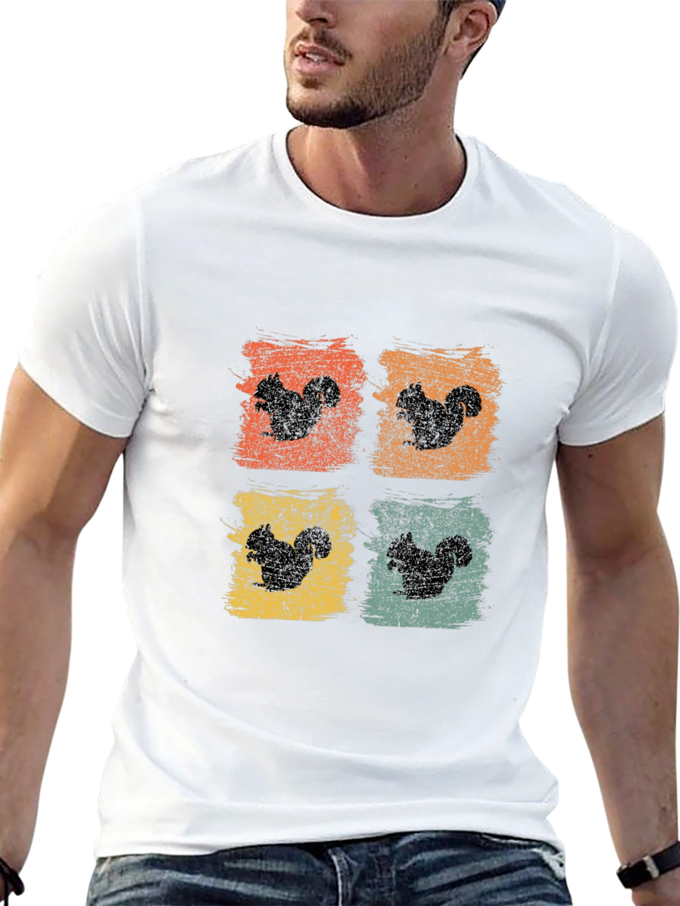 Squirrel Pop Art Graphic Tee