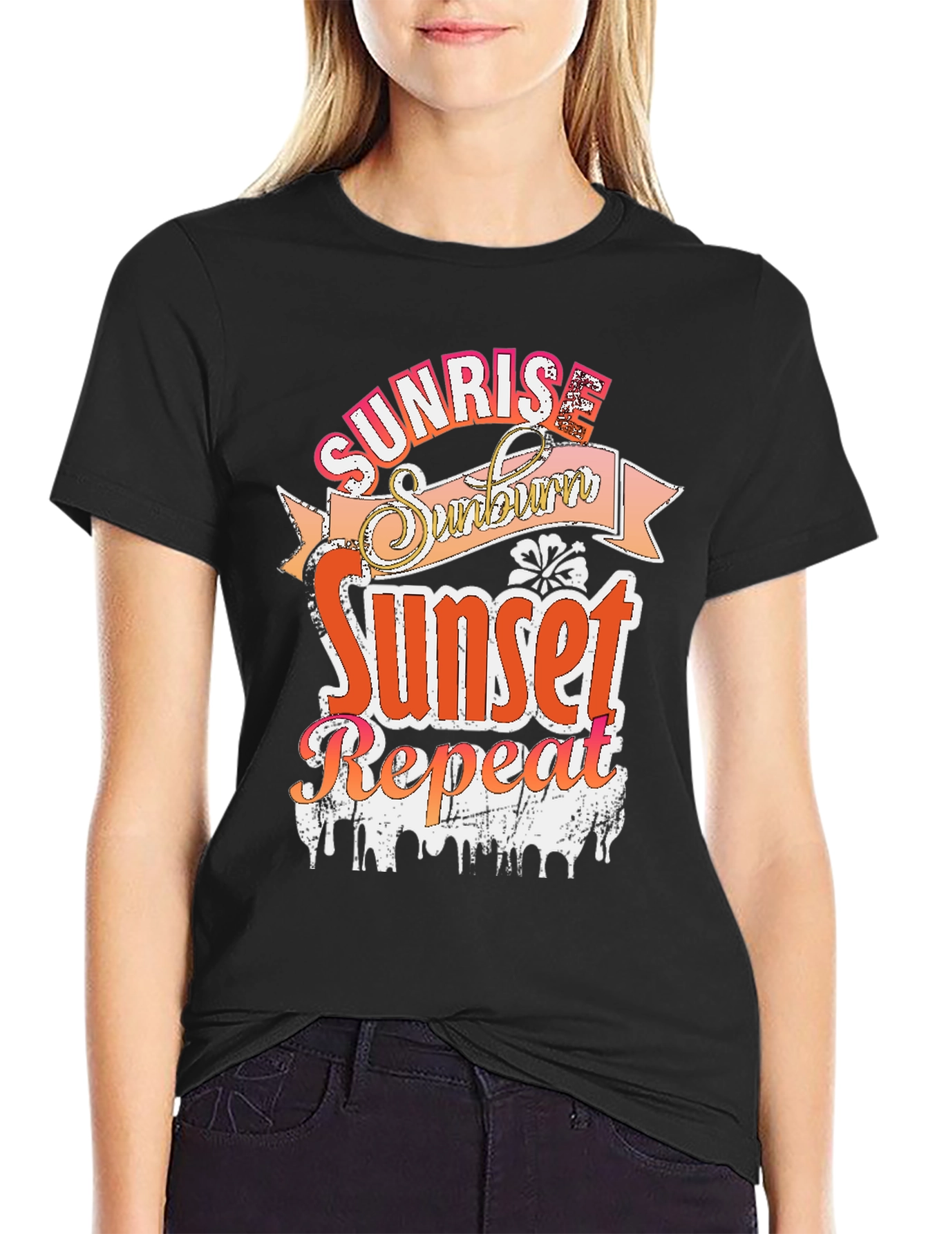 Sunrise Sunburn Sunset Repeat T-Shirt