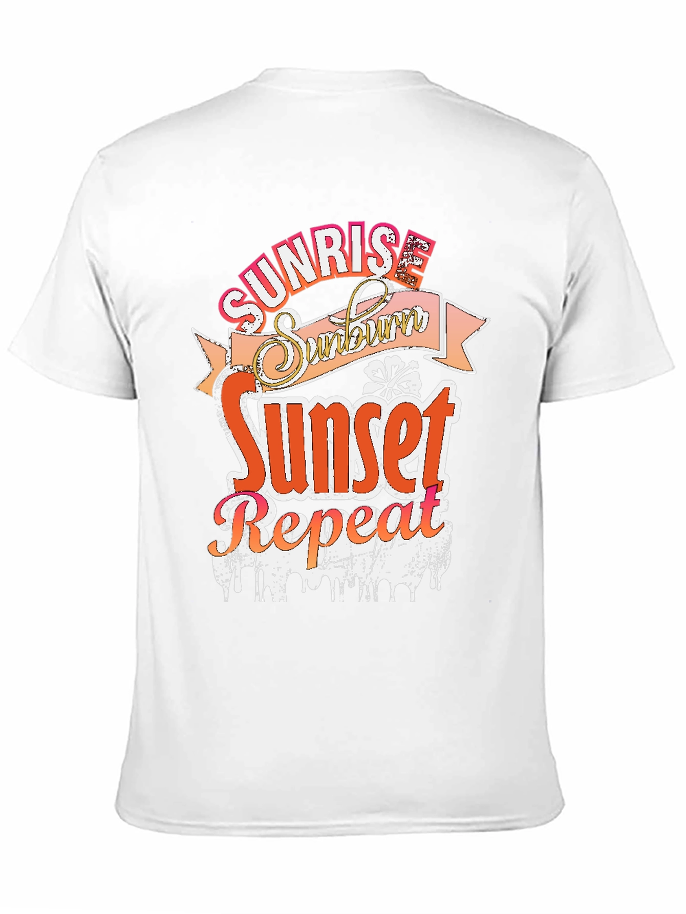 Sunrise Sunburn Sunset Repeat T-Shirt