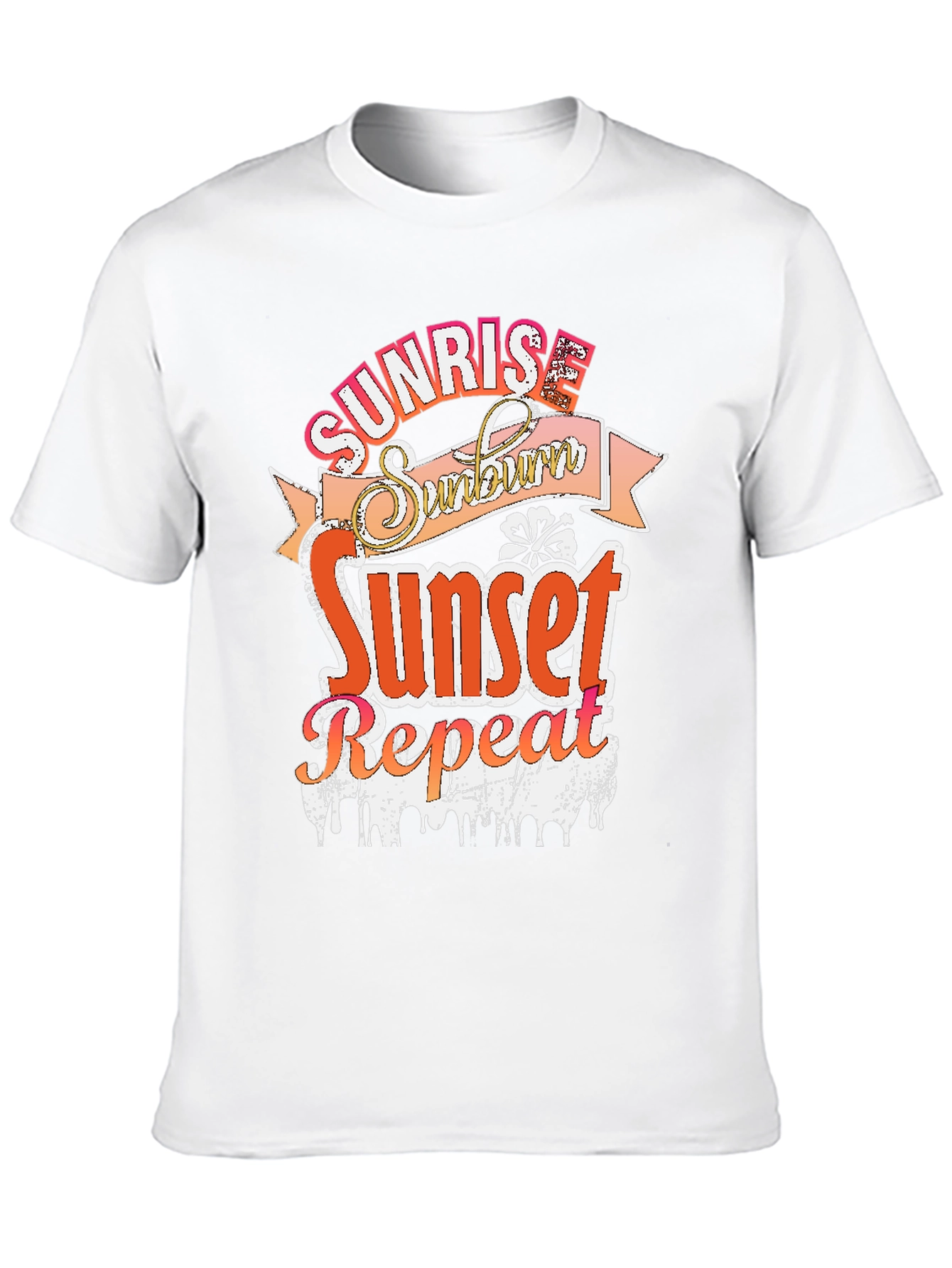 Sunrise Sunburn Sunset Repeat T-Shirt