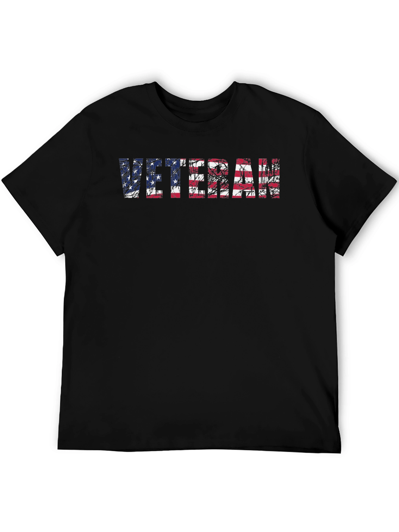Veteran USA Flag Graphic T-Shirt