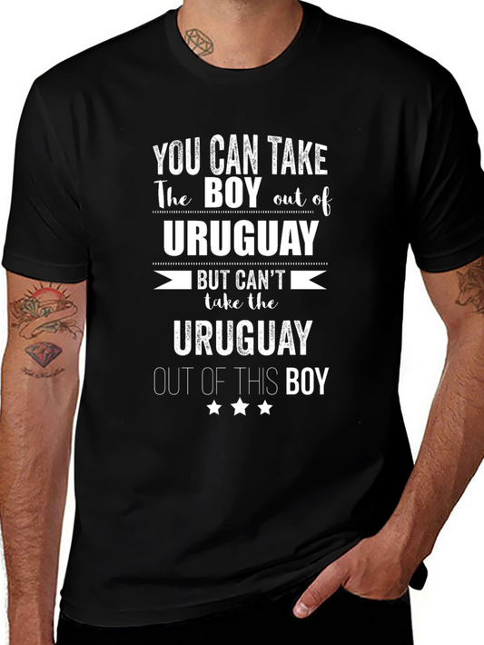 Uruguay Pride T-Shirt - You Can Take The Boy Out Of Uruguay