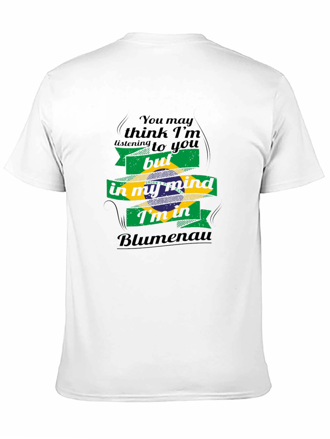 Blumenau Brazil Mind T-Shirt - Black