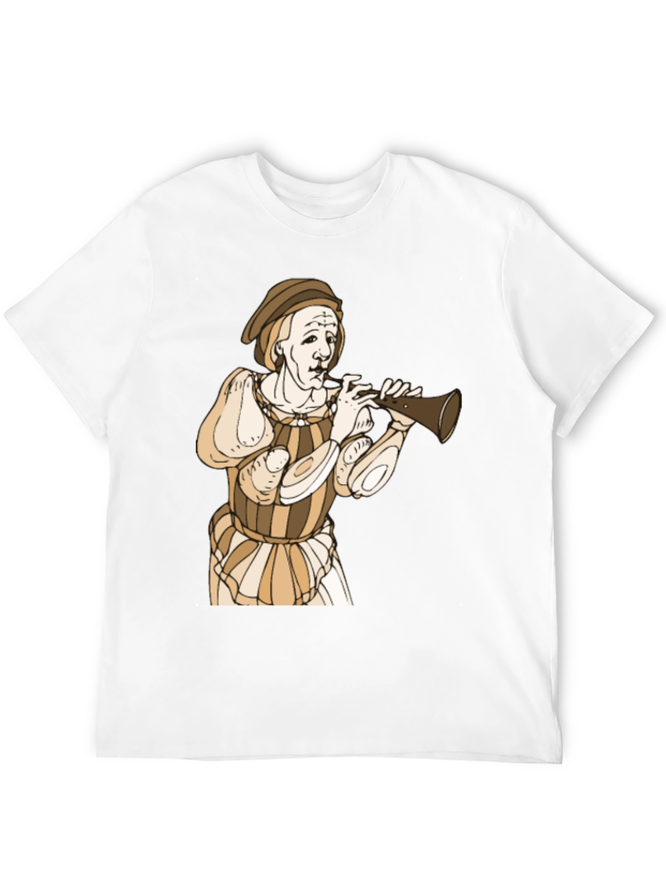 Renaissance Musician Graphic T-Shirt