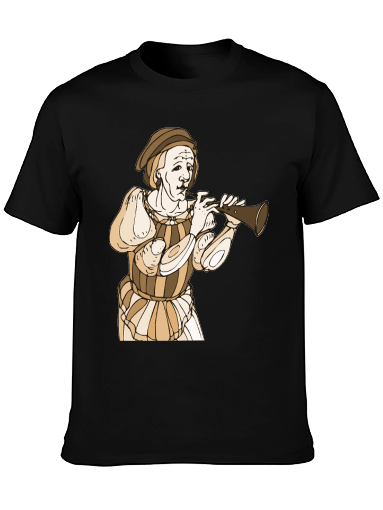 Renaissance Musician Graphic T-Shirt