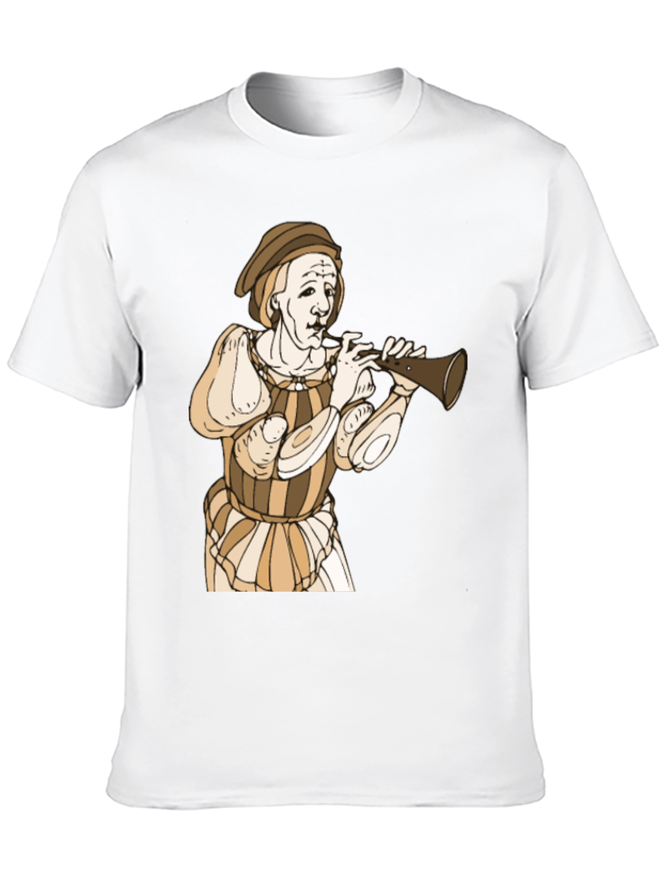Renaissance Musician Graphic T-Shirt