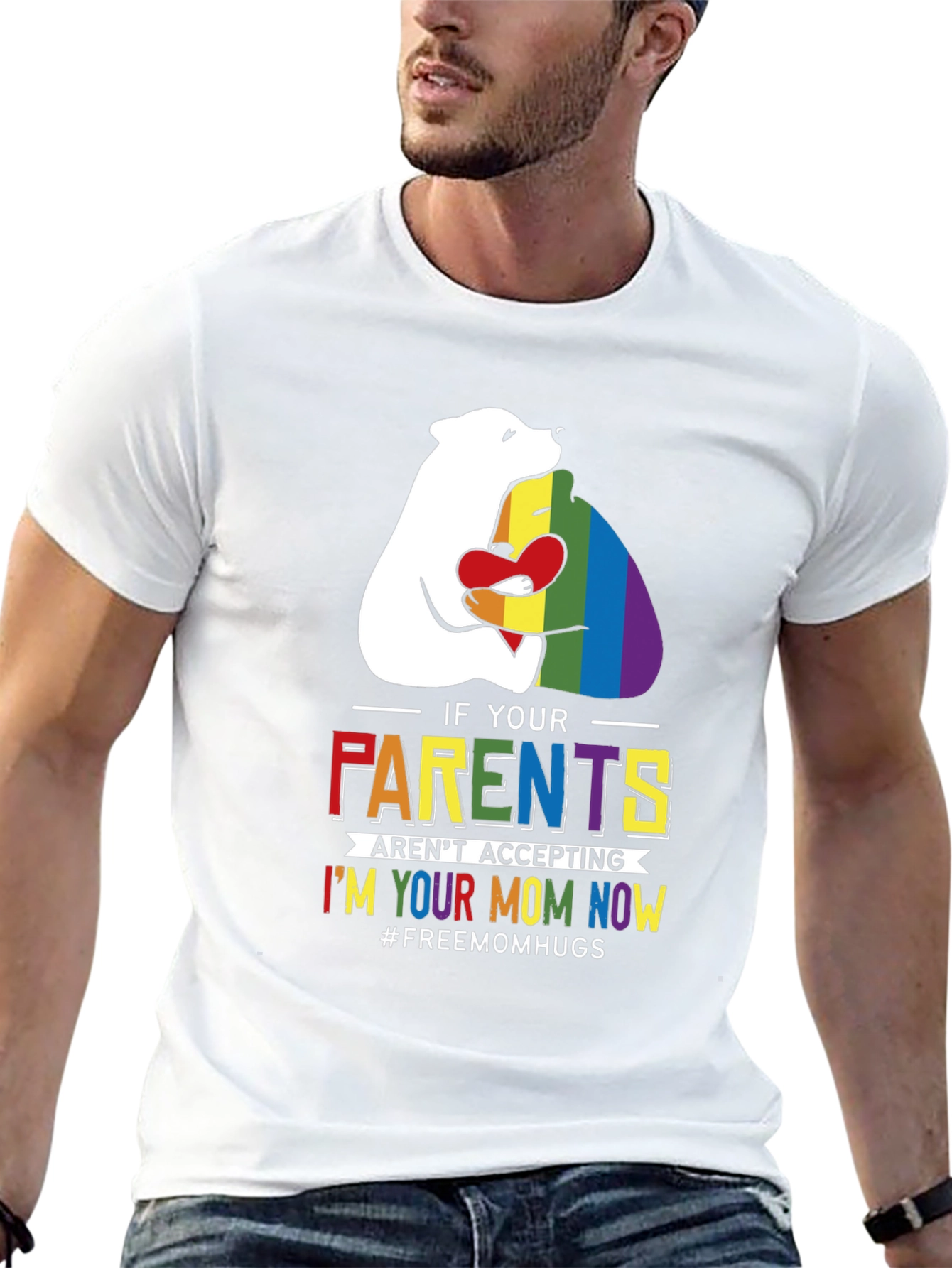 Supportive LGBTQ+ Pride Graphic Tee