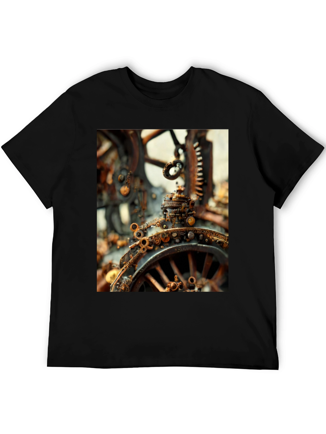 Steampunk Gears Graphic T-Shirt