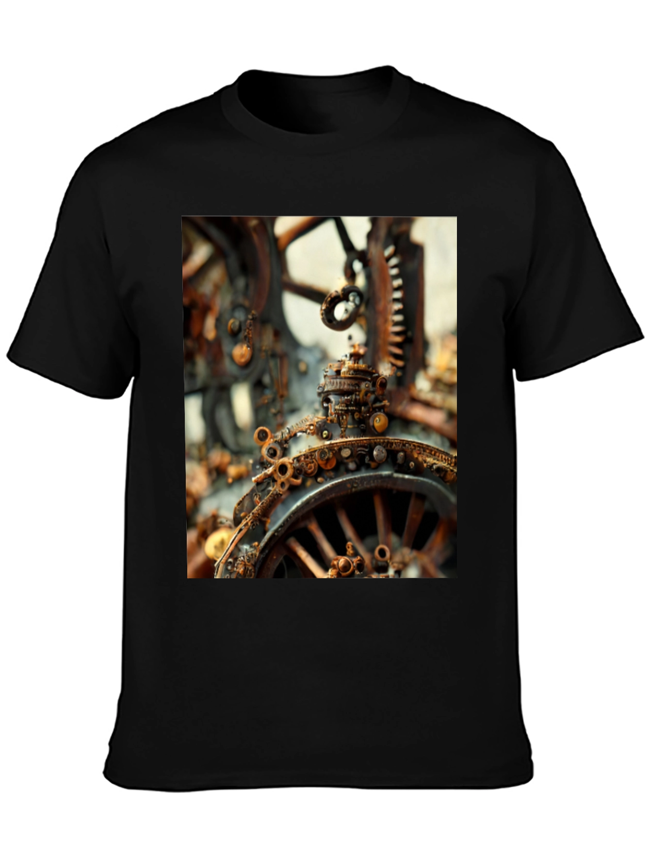 Steampunk Gears Graphic T-Shirt