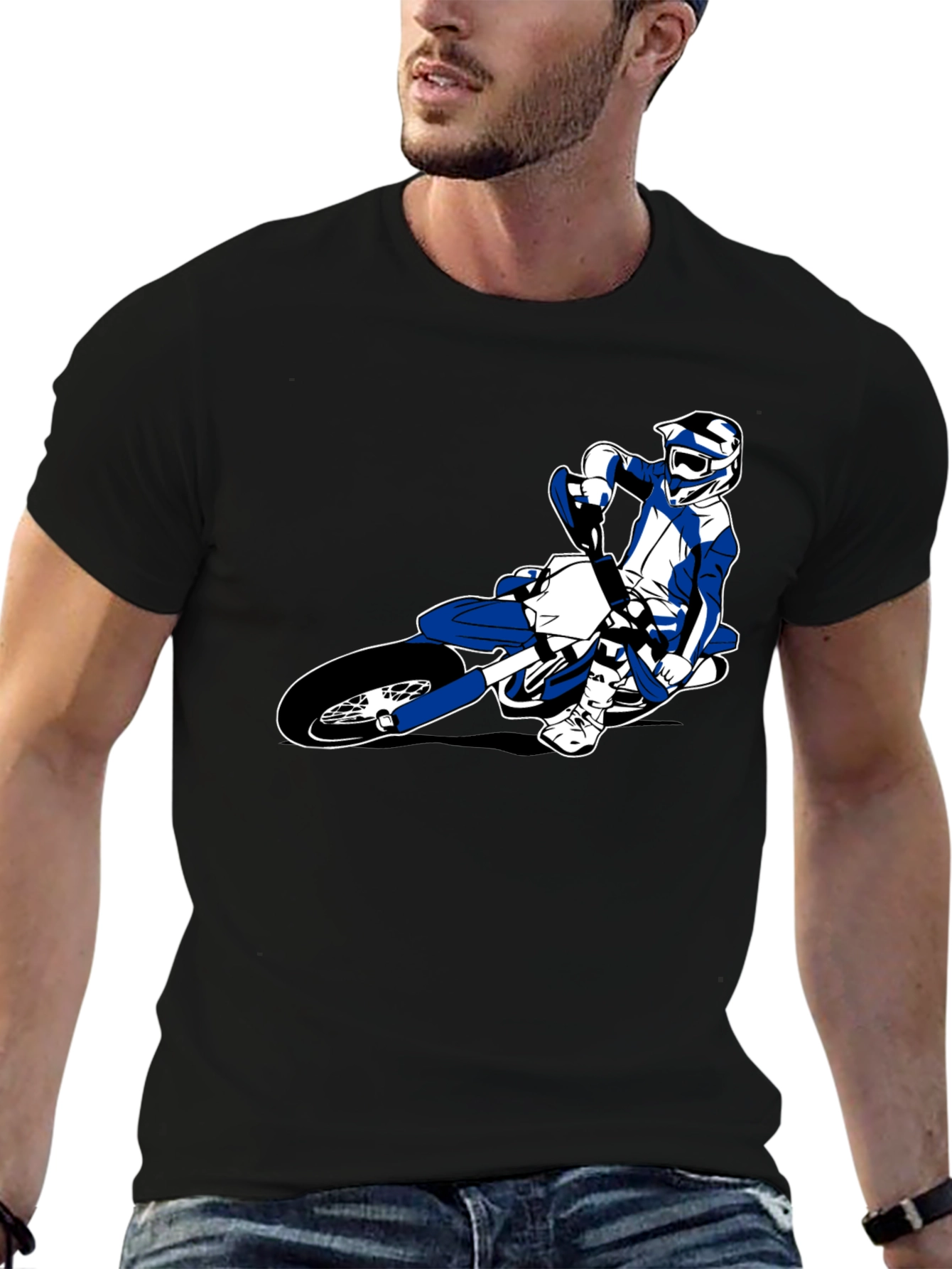 Motocross Rider Graphic T-Shirt