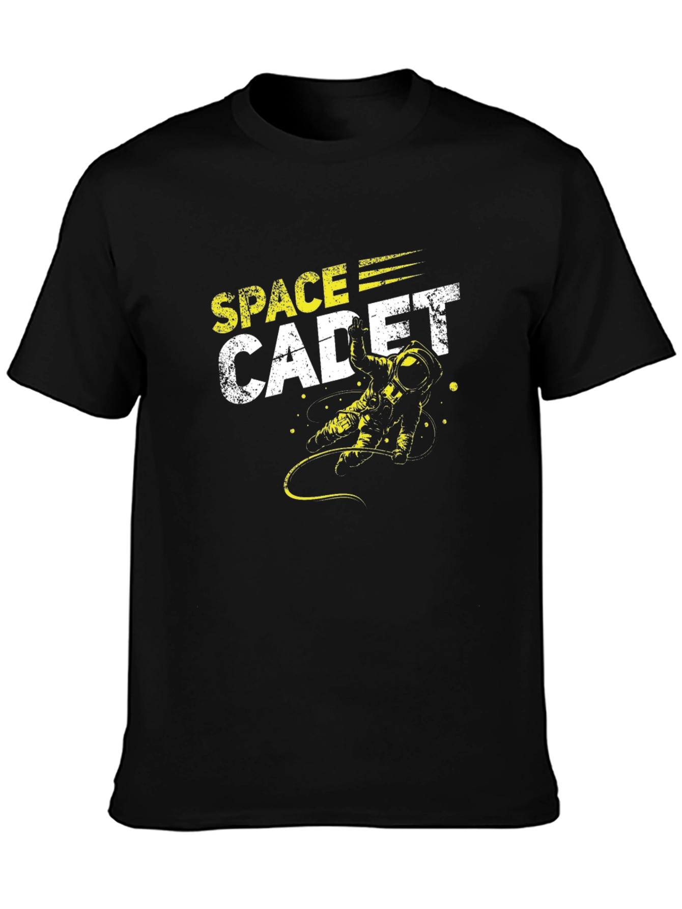 Space Cadet Graphic Black T-Shirt