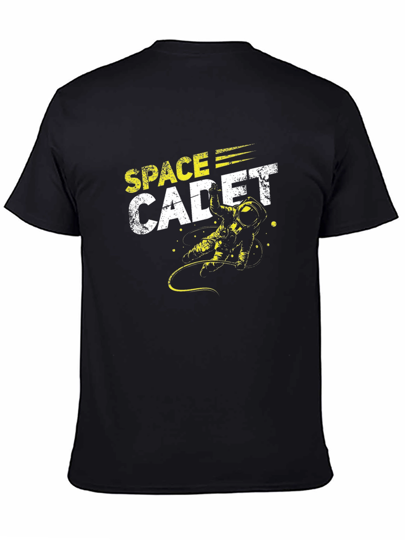 Space Cadet Graphic Black T-Shirt