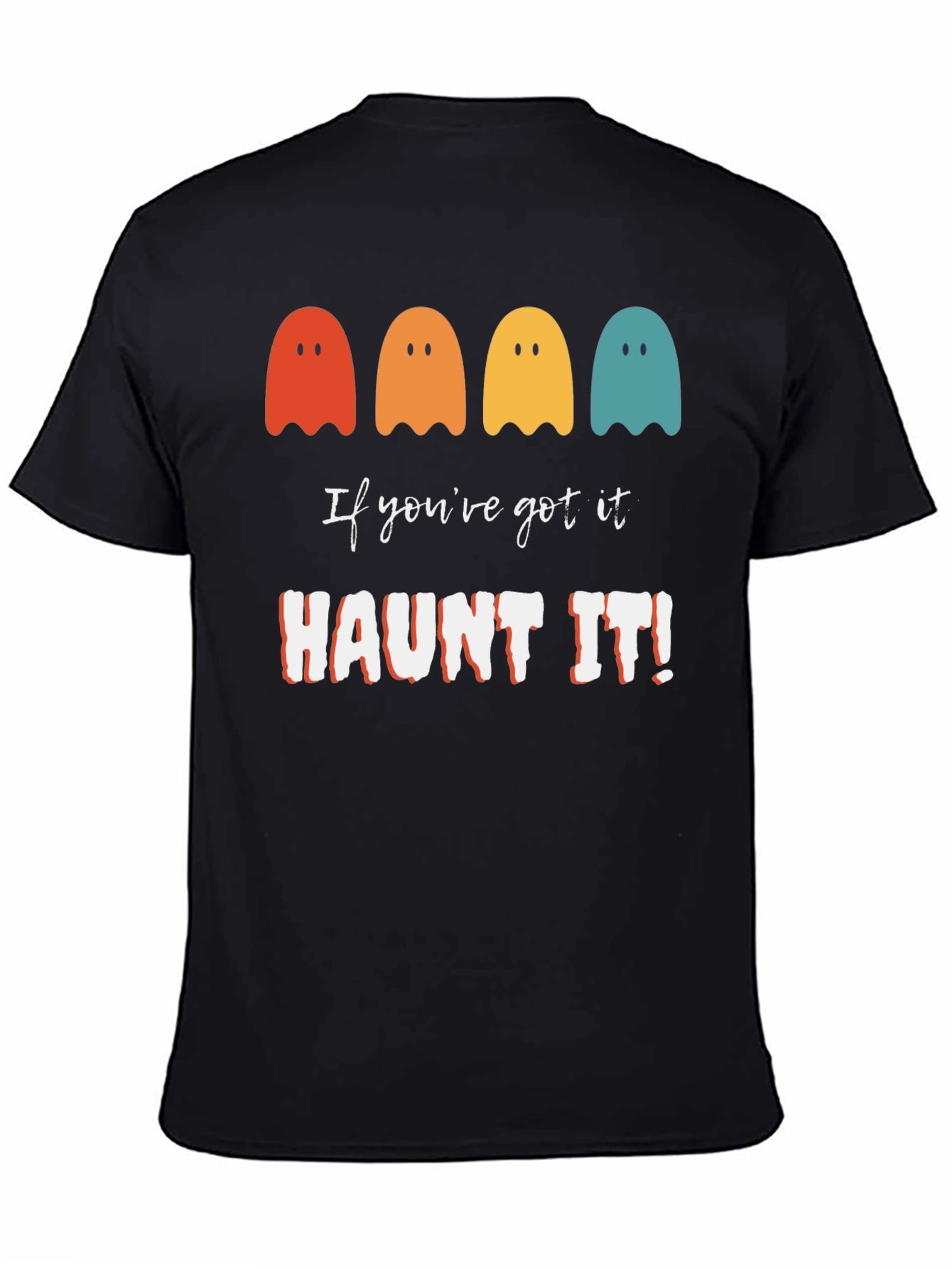 Haunt It! Ghost Graphic Tee - Halloween Shirt