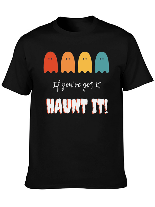 Haunt It! Ghost Graphic Tee - Halloween Shirt