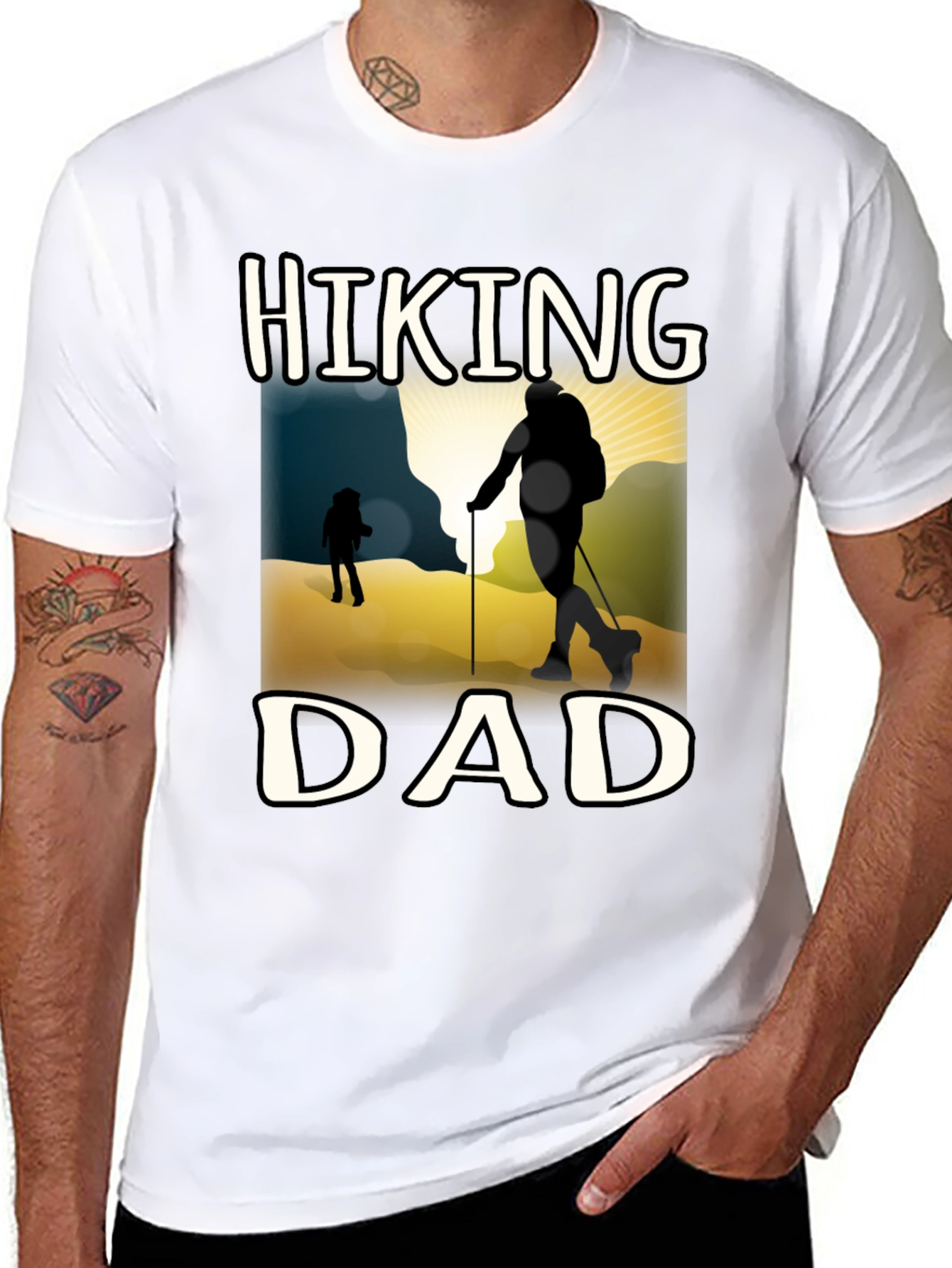 Hiking Dad T-Shirt - Outdoor Adventure Apparel