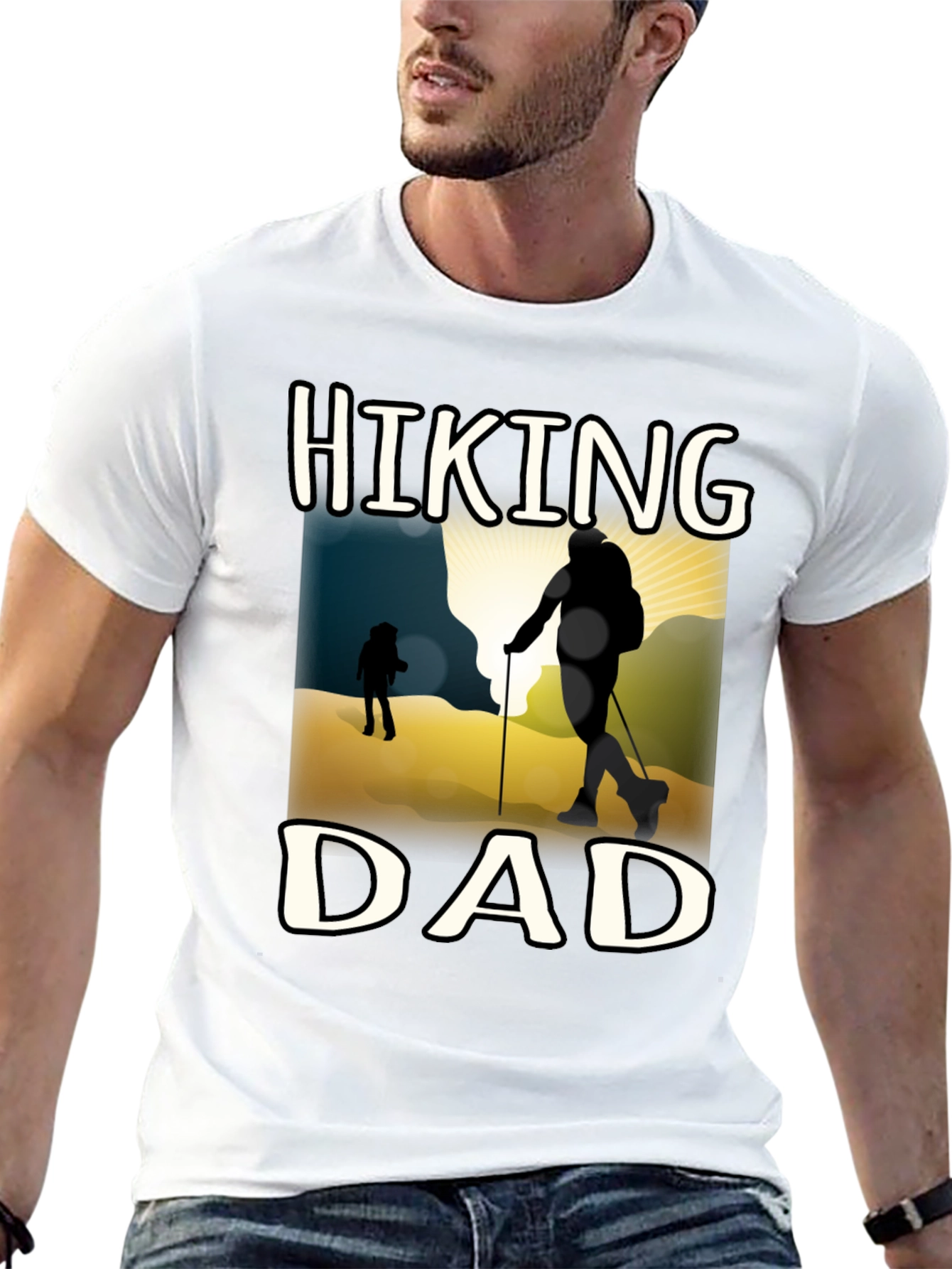 Hiking Dad T-Shirt - Outdoor Adventure Apparel