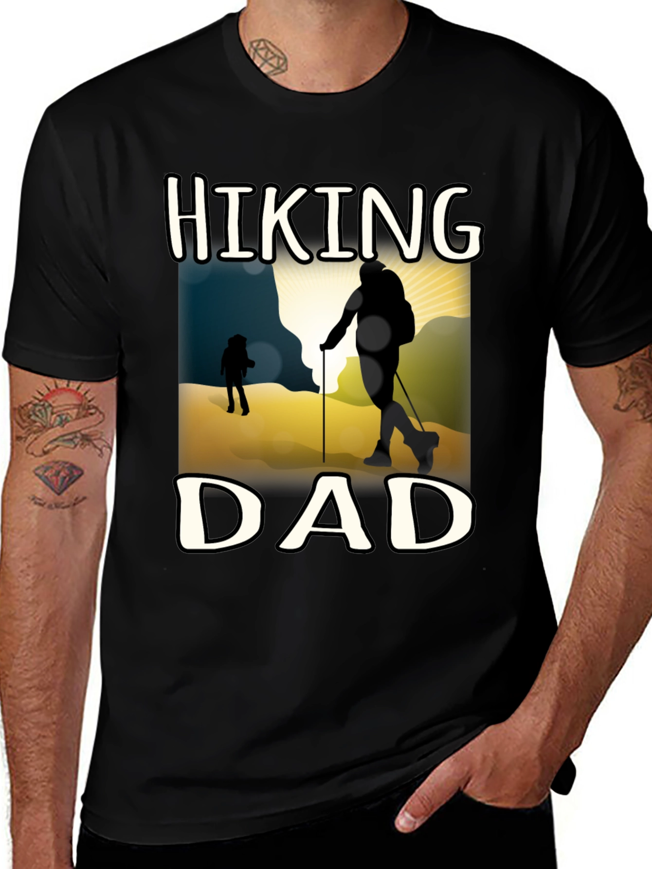 Hiking Dad T-Shirt - Outdoor Adventure Apparel