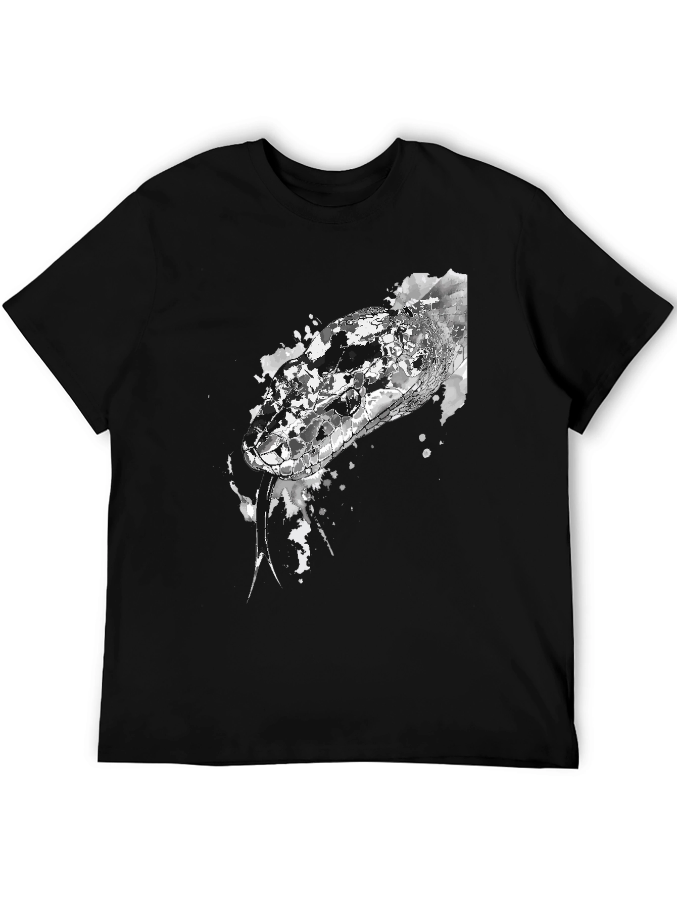 Black Snake Graphic T-Shirt