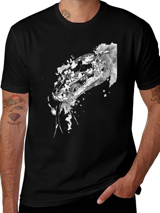 Black Snake Graphic T-Shirt