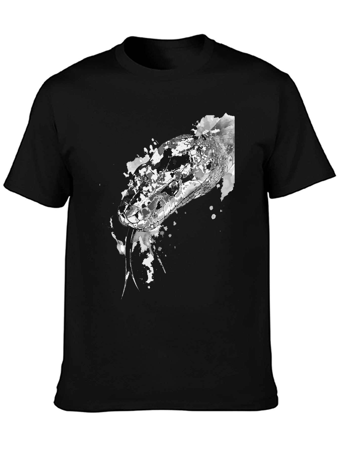 Black Snake Graphic T-Shirt