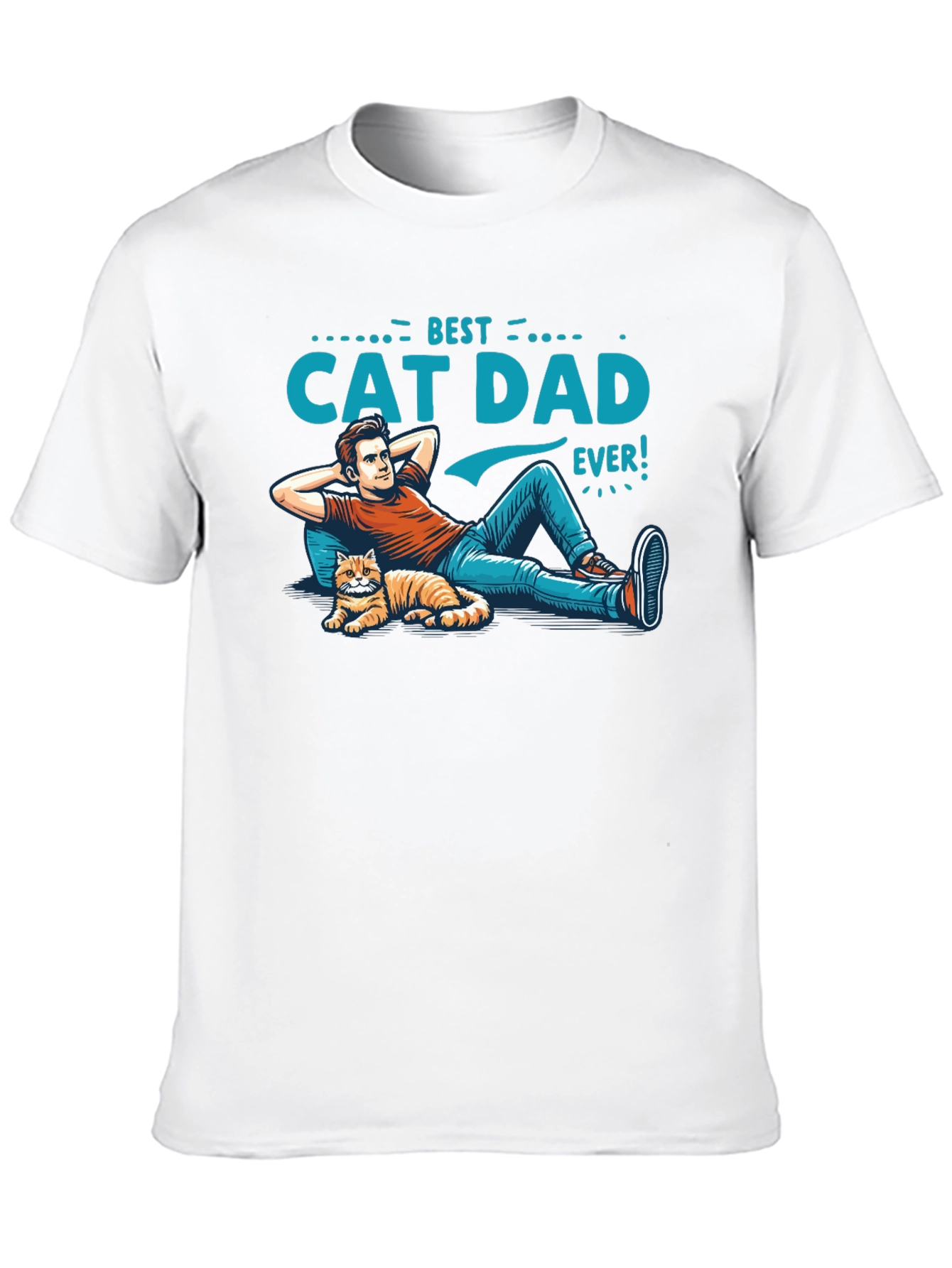 Best Cat Dad Ever T-Shirt