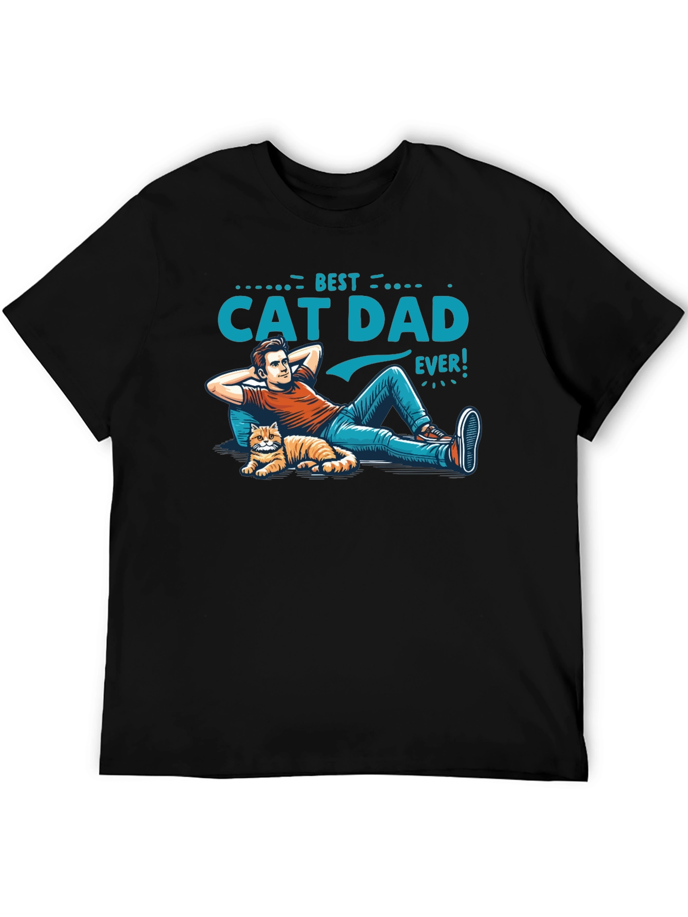 Best Cat Dad Ever T-Shirt
