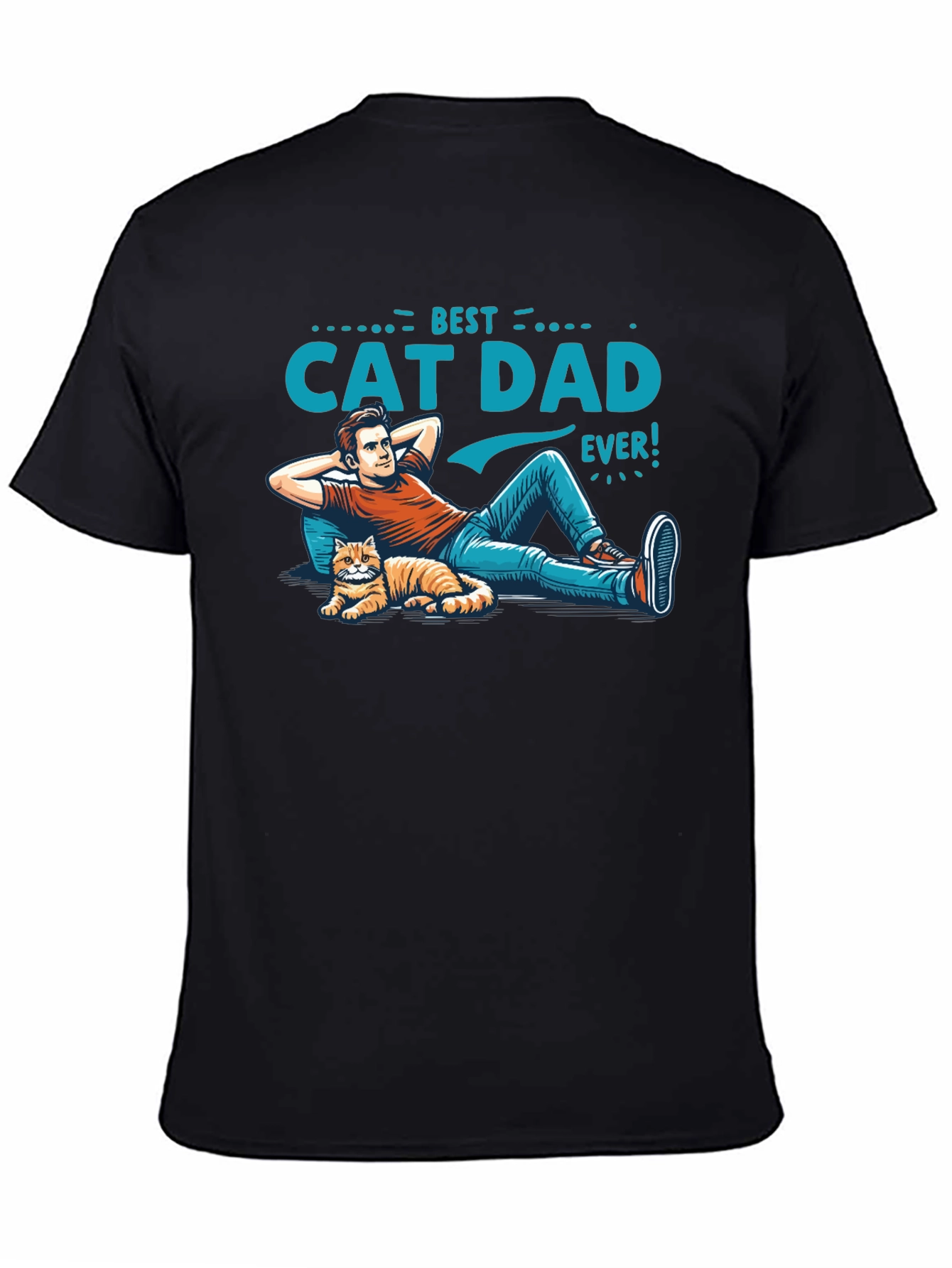 Best Cat Dad Ever T-Shirt