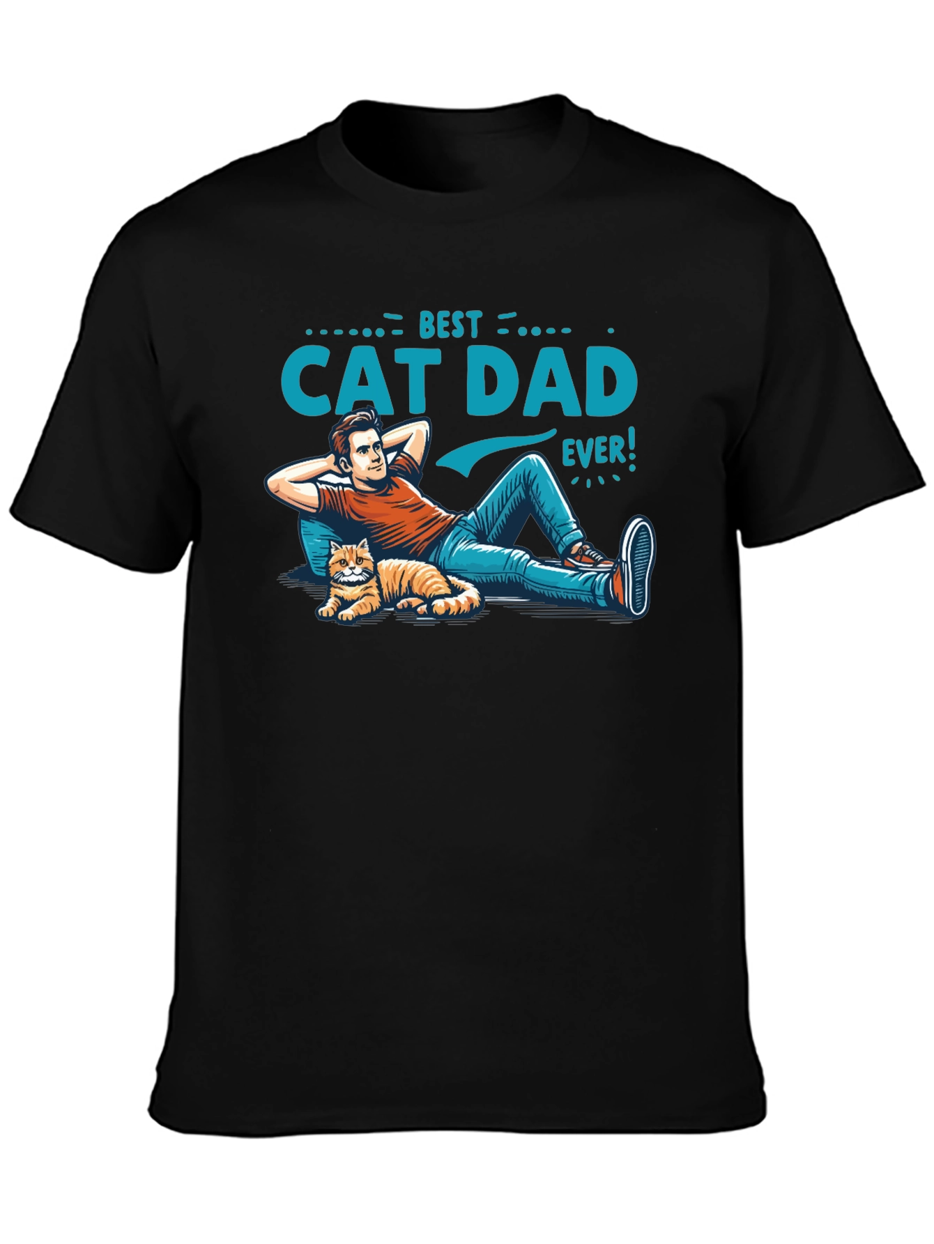 Best Cat Dad Ever T-Shirt