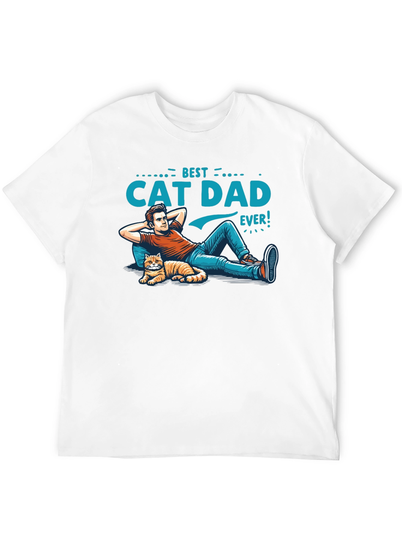 Best Cat Dad Ever T-Shirt