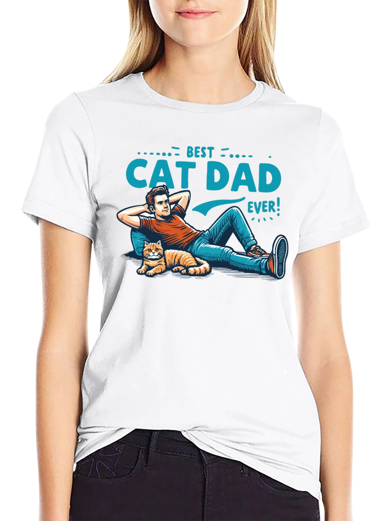 Best Cat Dad Ever T-Shirt