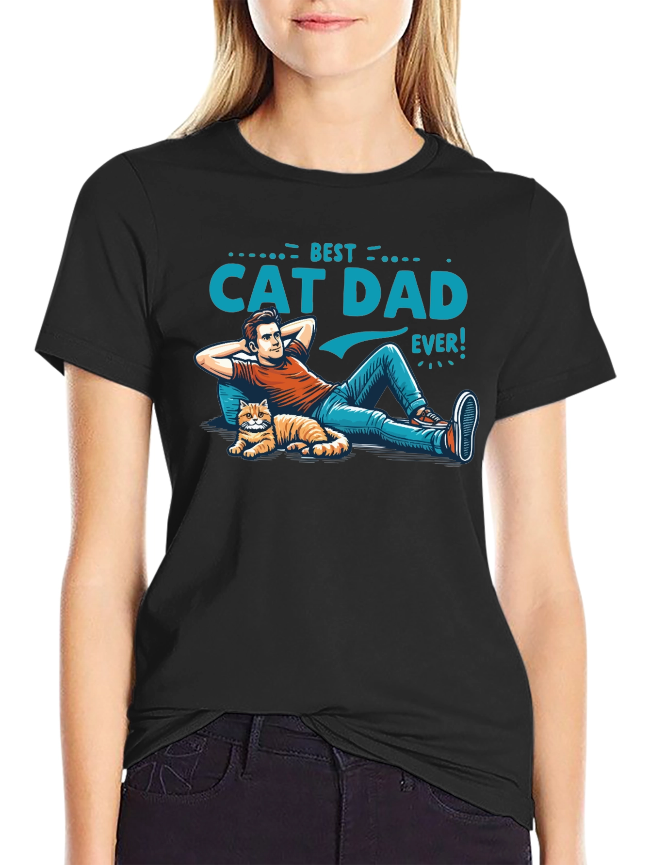 Best Cat Dad Ever T-Shirt