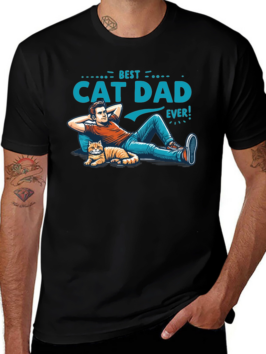 Best Cat Dad Ever T-Shirt