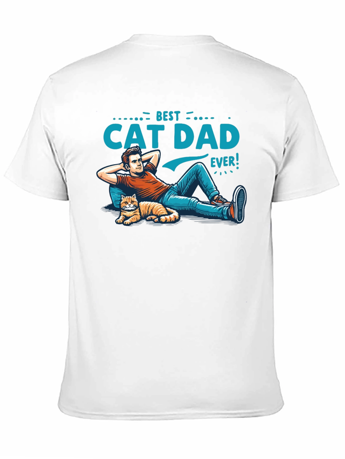 Best Cat Dad Ever T-Shirt