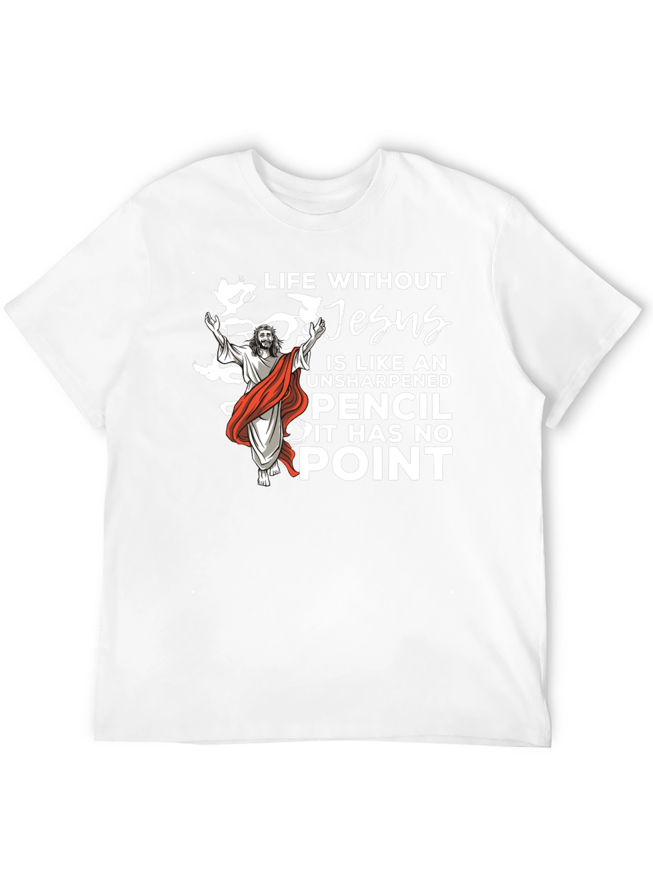 Life Without Jesus Black T-Shirt